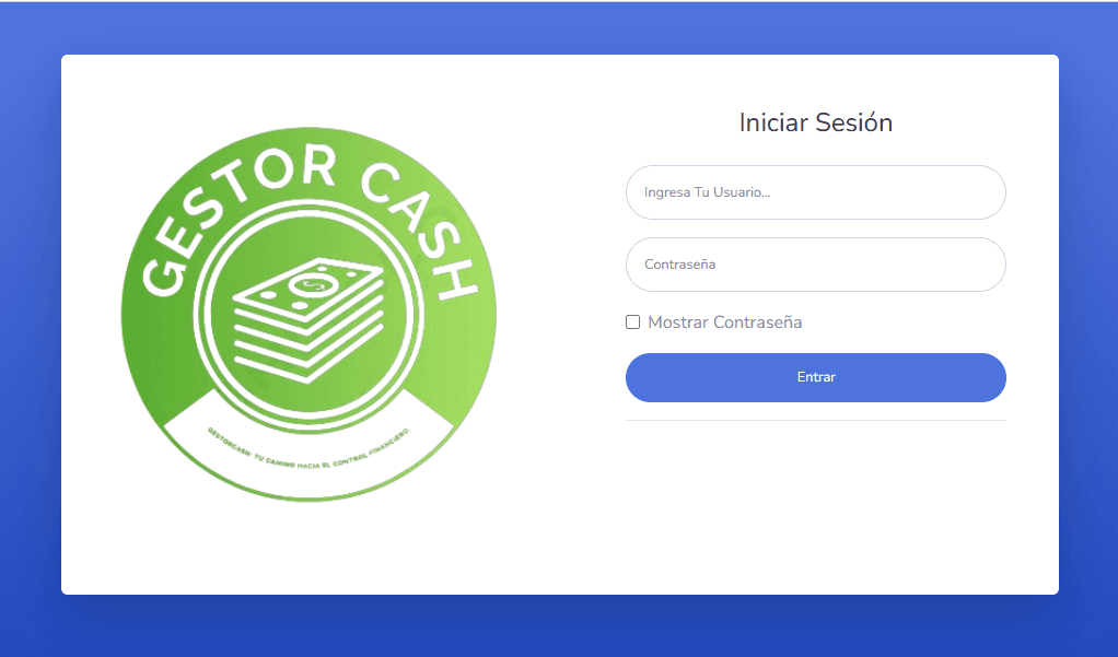 Panel de finanzas personales